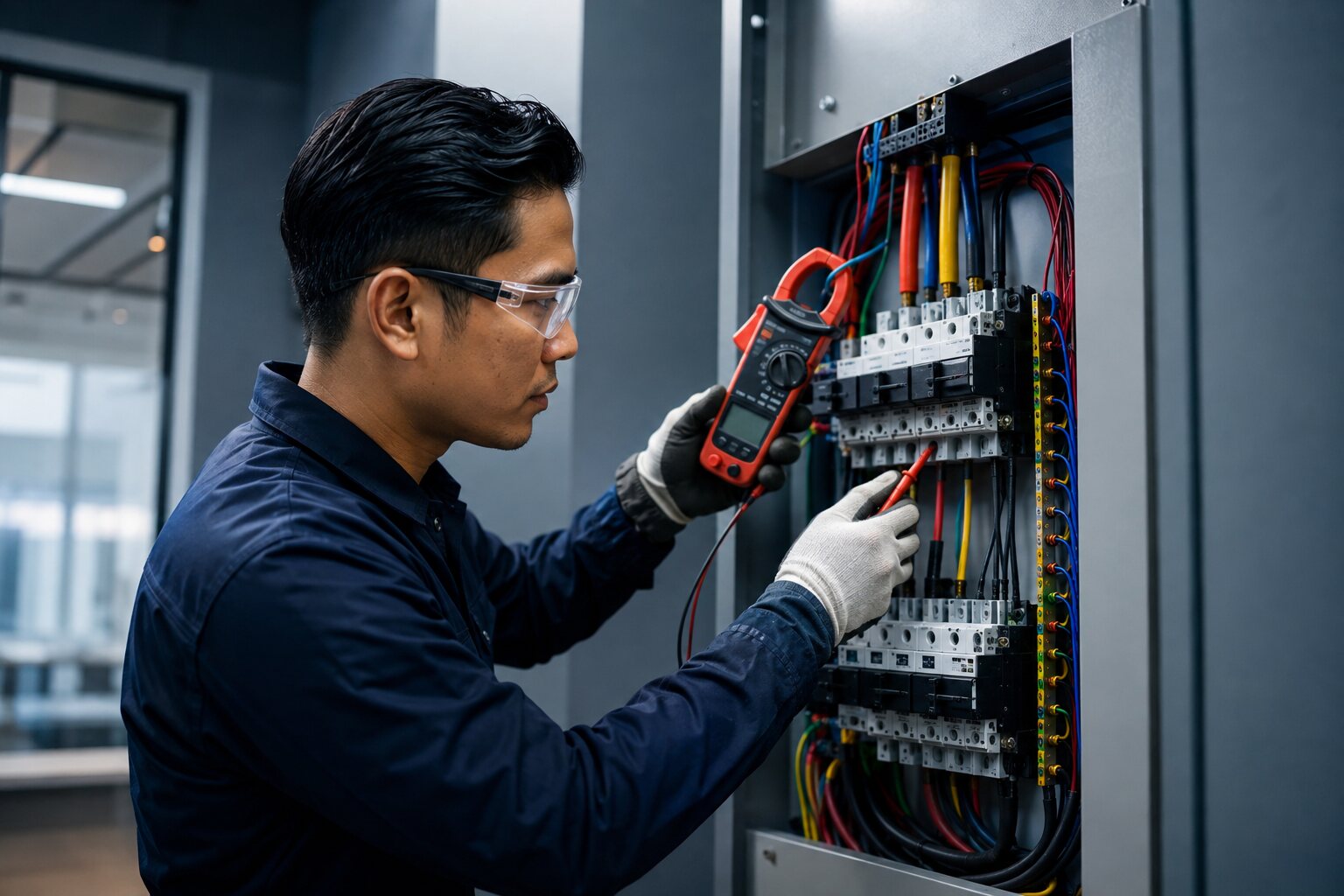 Electrical wiring works